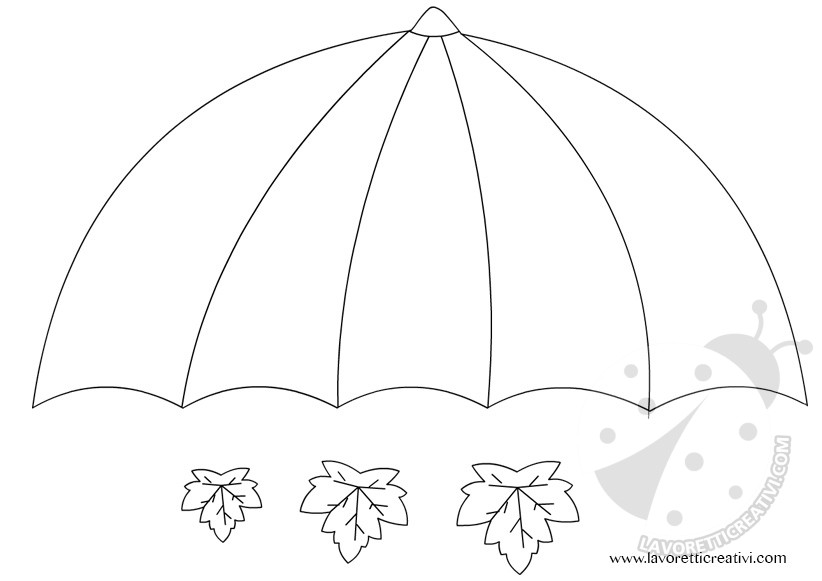 ombrello foglie