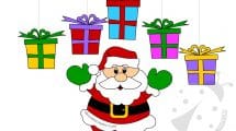 decorazioni classe babbo natale
