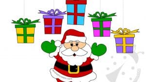 decorazioni classe babbo natale