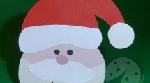 Segnaposti di Natale con cartoncino