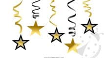 decorazioni spirale stelle