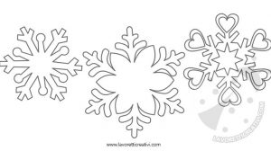forme fiocchi neve template