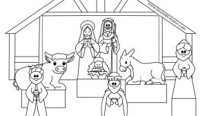 presepe carta bambini 1