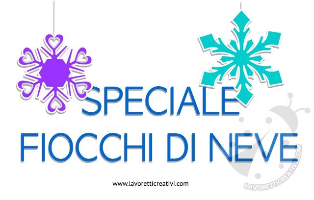 Raccolta di fiocchi di neve decorativi