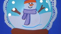 palla vetro pupazzo neve6