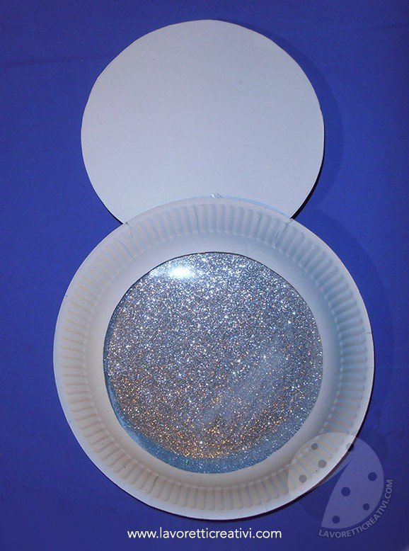 pupazzo neve piatti glitter4