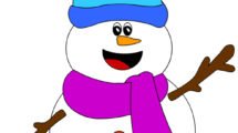 pupazzo neve sciarpa cappello1 1