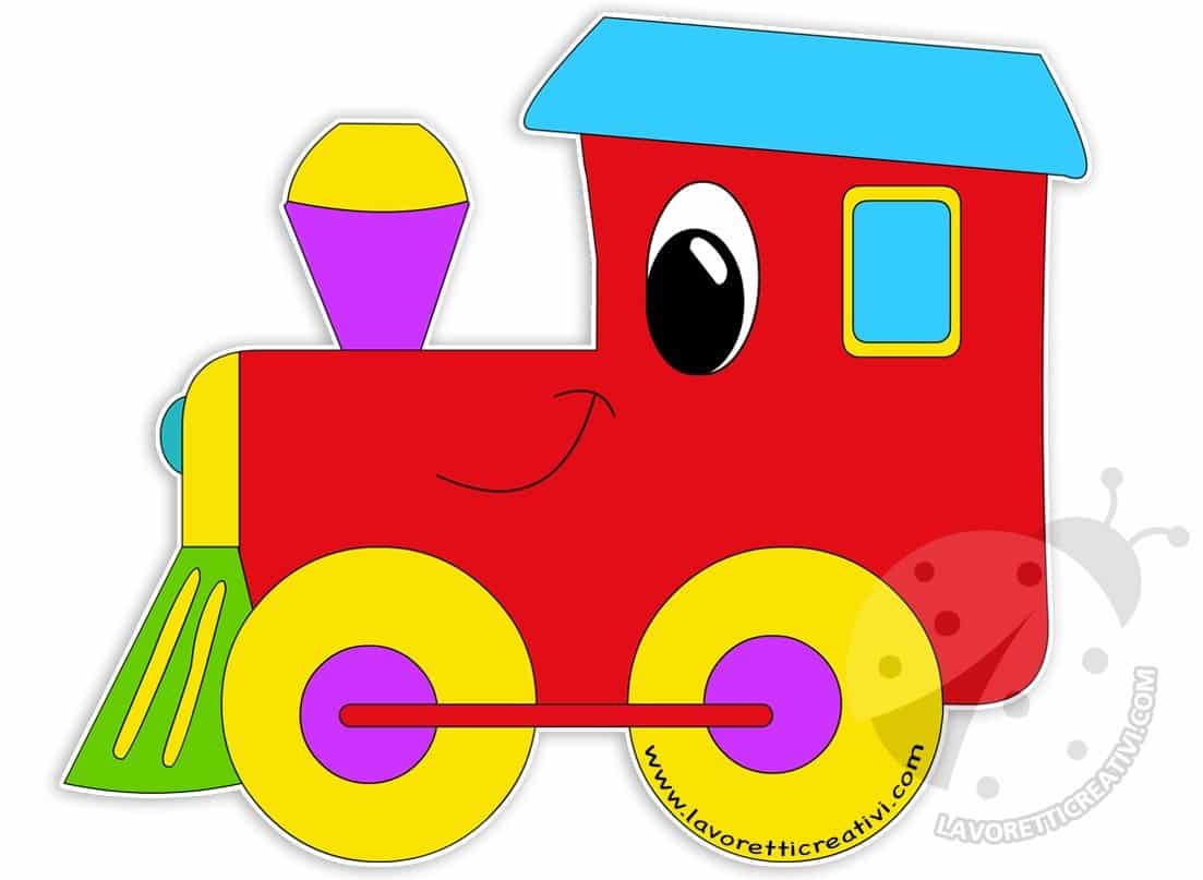 Locomotiva Con Macchinista Da Colorare Cose Per Crescere