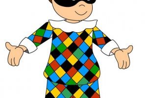 arlecchino maschera