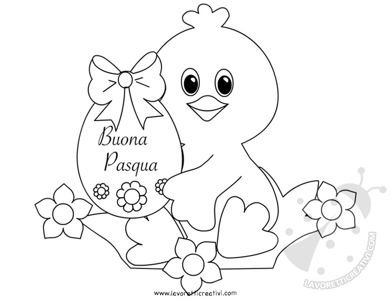 auguri buona pasqua pulcino