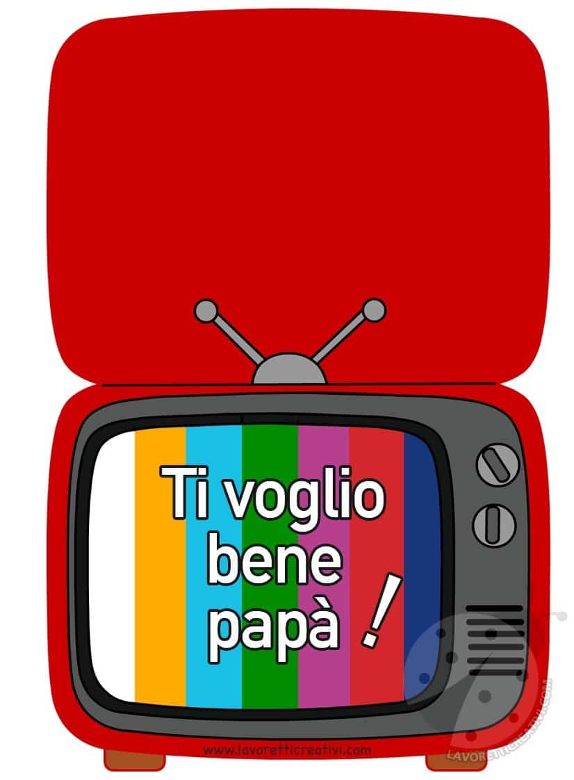 biglietto festa papa tv 1