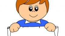 bambino fine anno tocco