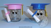 Idee Fine Anno Scolastico Barattoli di vetro con tocco