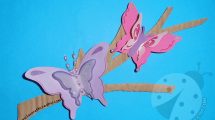 Come realizzare farfalle 3D di carta