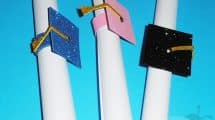 Fine Anno Scolastico Porta diploma a forma di tocco