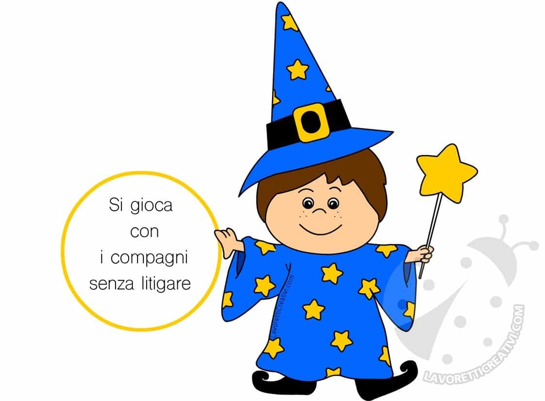 Maghetto con regole della classe colorate