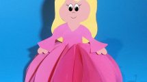 Come fare una Principessa 3D di carta