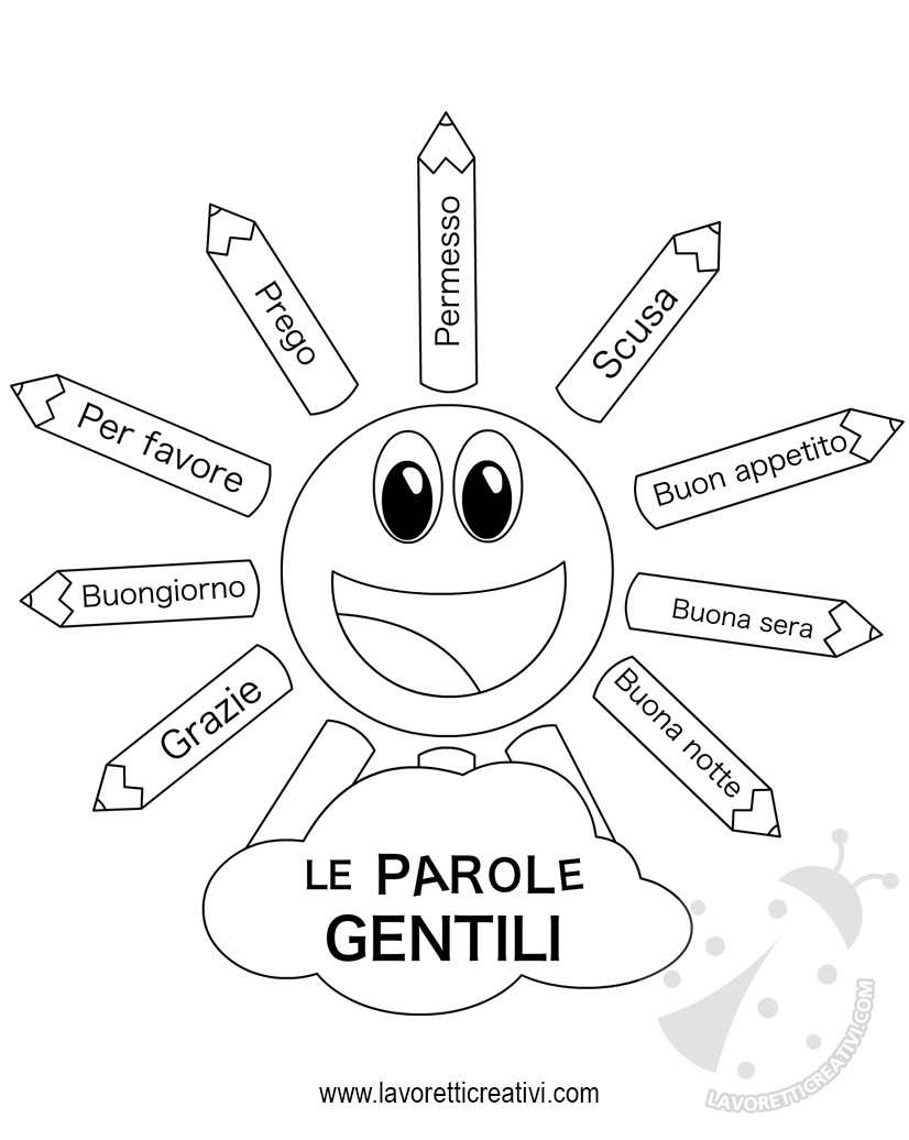 sole matite parole gentili