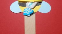 Lavoretti Primo Giorno di Scuola Apette con caramelle