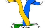 giallo blu verde