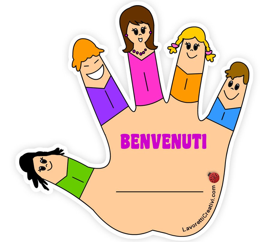 mano accoglienza benvenuti