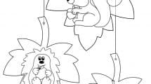 addobbi autunno foglie disegni2