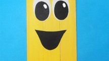 Matita con abbassalingua in legno Lavoretti per bambini