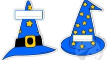 targhette portanome cappello mago