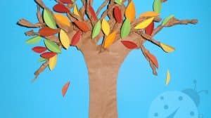 albero autunno sacchetto carta