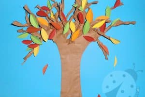 albero autunno sacchetto carta