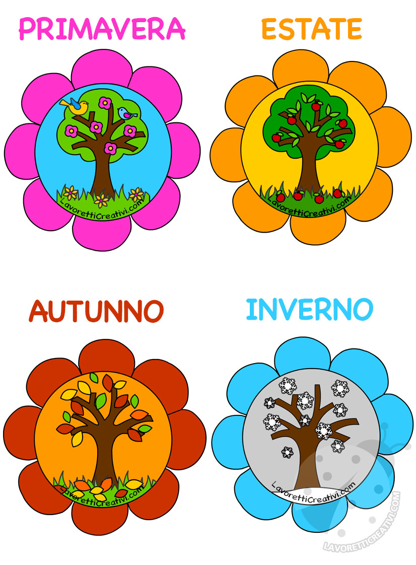 fiori stagioni disegni 1