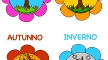 fiori stagioni disegni