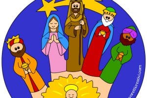 nativita mano pallina albero