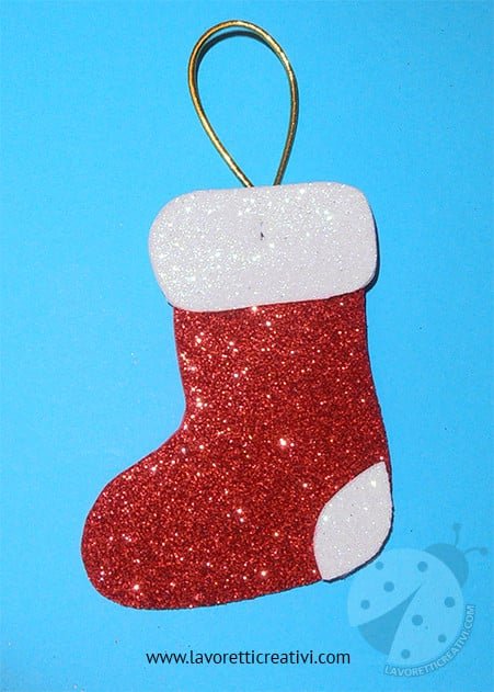 Decorazioni Di Natale Con Gomma Crepla Glitter Da Appendere