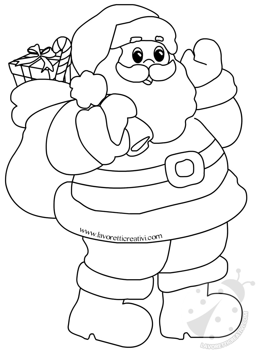 disegno babbo natale 1