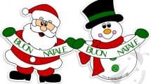 festone natalizio decorazioni natale