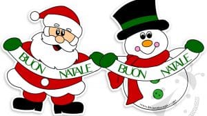 festone natalizio decorazioni natale