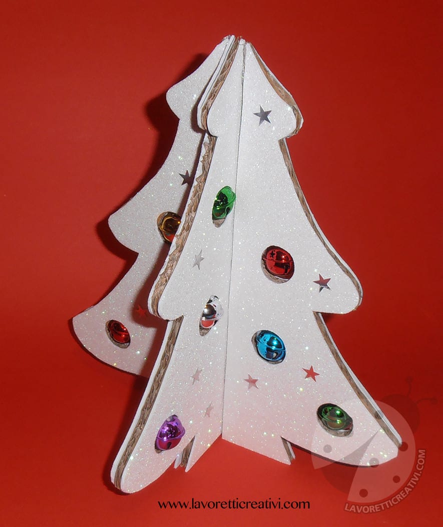 Lavoretti Di Natale 3d.Albero Di Natale 3d Con Cartone Riciclato Tutorial Lavoretti Creativi