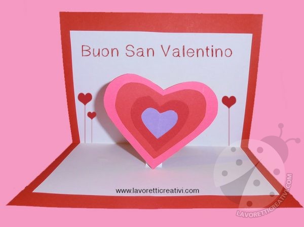 biglietto pop up san valentino