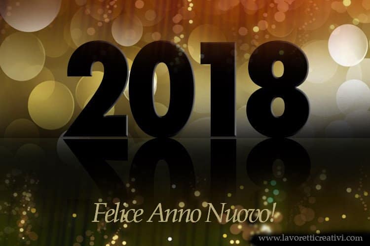 cartolina anno nuovo 2018
