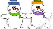 festoni inverno pupazzi neve