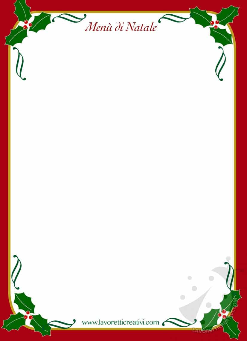 Addobbare alberi addobbi natalizi addobbati pratici utili decorati colorati archzine pubblicità Modelli menù di Natale da stampare e compilare | Lavoretti Creativi