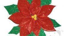 Stella di natale con gomma crepla