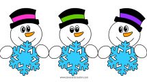 festone inverno pupazzi neve 1
