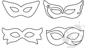 maschere carnevale set