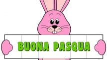 biglietto pasqua coniglio