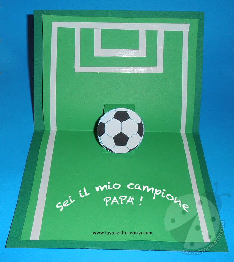 biglietto pop up calcio 8