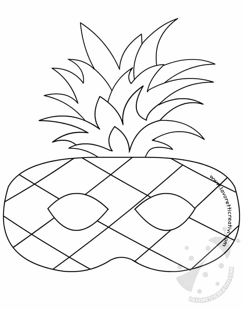 maschera ananas