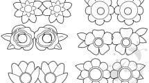maschere fiori recita