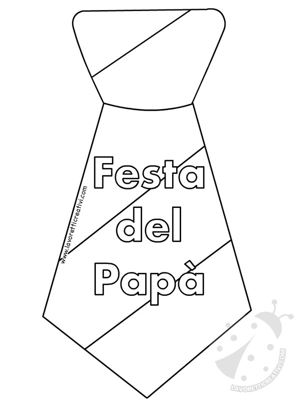 disegno cravatta festa papa1 1